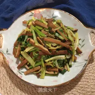 Make Soy-dry, fried celery step 6