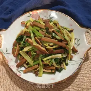 Make Soy-dry, fried celery step 7
