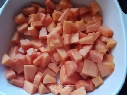 Make Pumpkin ice-cooked oat nest step 2