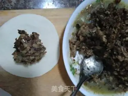 Make Meat bun step 2