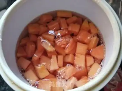 Make Pumpkin ice-cooked oat nest step 3