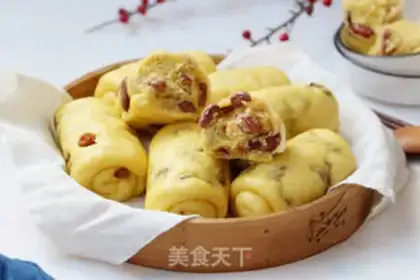 Make Taco bean rolls step 12