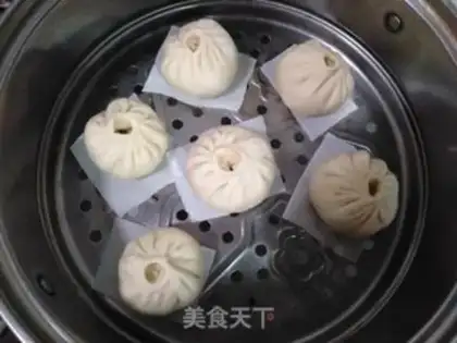 Make Meat bun step 4