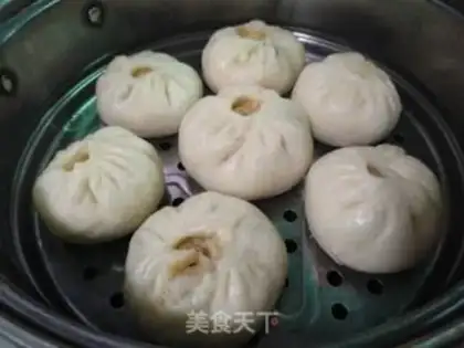 Make Meat bun step 5