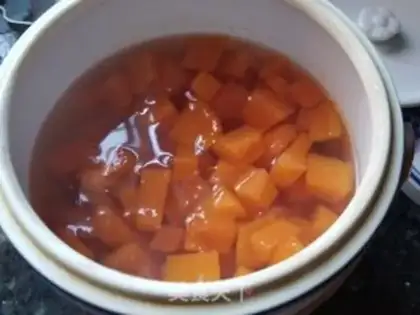 Make Pumpkin ice-cooked oat nest step 6