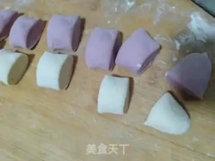 Make Double rose buns step 0