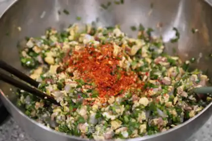 Make Shrimp egg dumplings step 17