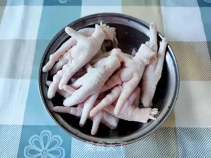 Make Easy chicken feet step 0