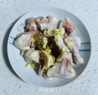 Make Powdered chicken potatoes step 2