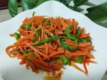 Make Carrot with peppers step 7