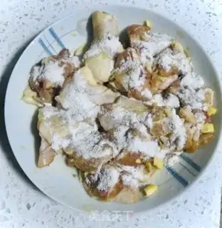 Make Powdered chicken potatoes step 3