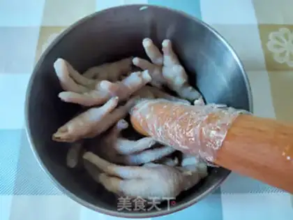 Make Easy chicken feet step 5