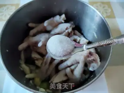 Make Easy chicken feet step 6