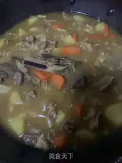 Make Less oiled curry potatoes and oxen step 4