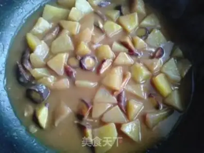 Make Curry potatoes step 4