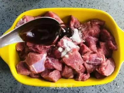 Make Apricot beef step 4