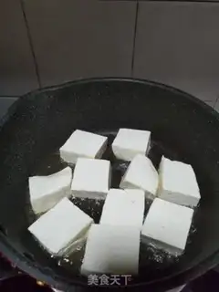 Make Soybean sprouts and duck blood step 1