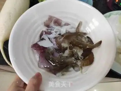 Make Seafood tofu step 2