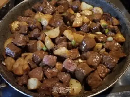 Make Black pepper potatoes, willows step 10