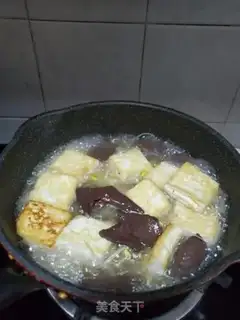 Make Soybean sprouts and duck blood step 9