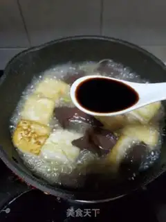 Make Soybean sprouts and duck blood step 10