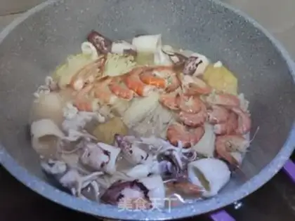 Make Seafood tofu step 12