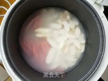 Make Ham intestinal rice step 4