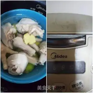 Make Abalone chicken soup step 3