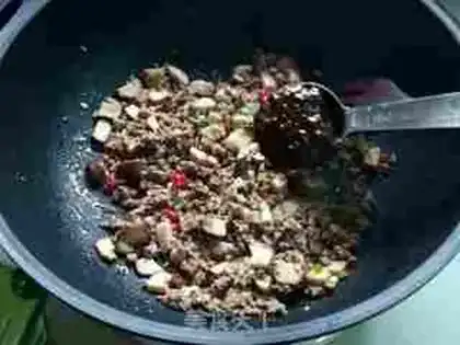 Make Flaming mushroom tofu step 4