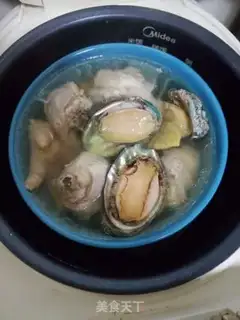 Make Abalone chicken soup step 4