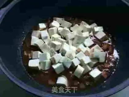 Make Flaming mushroom tofu step 6