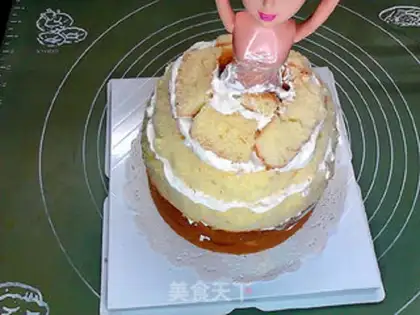 Make Flower cake: Queen