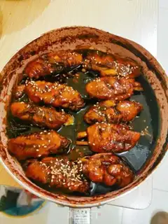 Make Coke chicken wings step 10