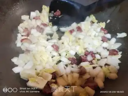 Make Sausage and rice step 2