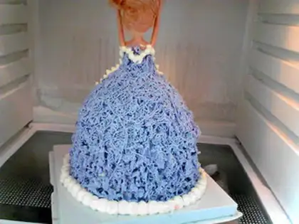 Make Flower cake: Queen
