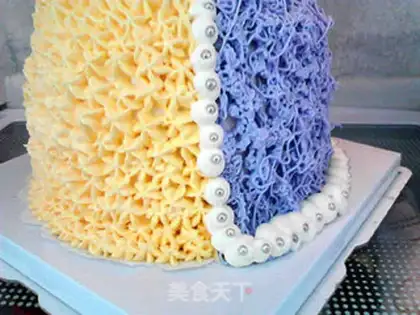 Make Flower cake: Queen