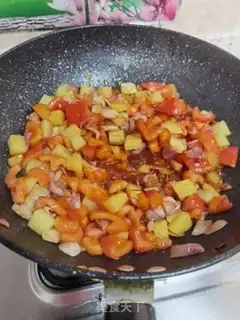 Make Tomato fat cow rice step 15