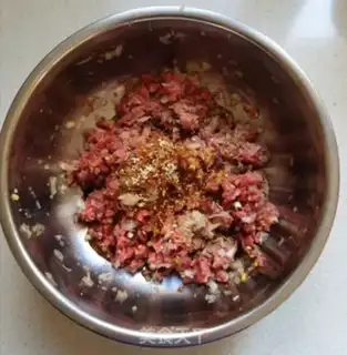 Make Roach beef dumplings step 12