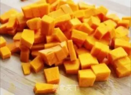 Make Pumpkin porridge step 2