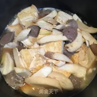 Make Beefball mushroom tofu step 5
