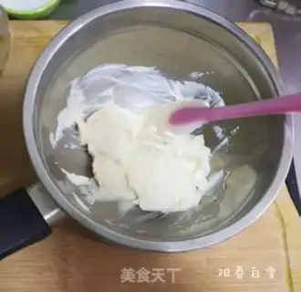 Make Cream cheese toast step 1