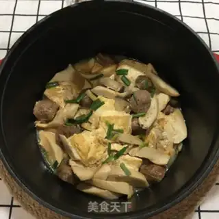 Make Beefball mushroom tofu step 9