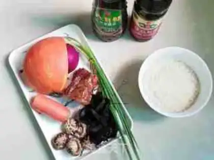 Make Pumpkin rice step 0