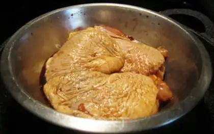 Make Chicken thighs step 2