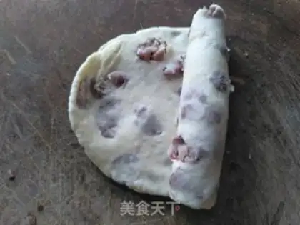 Make Red bean rolls step 5