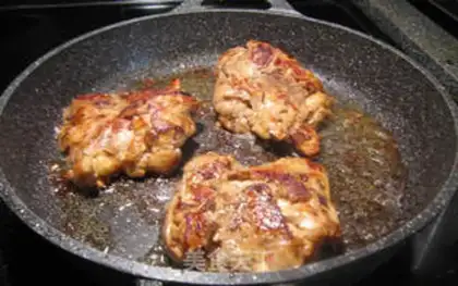 Make Chicken thighs step 4