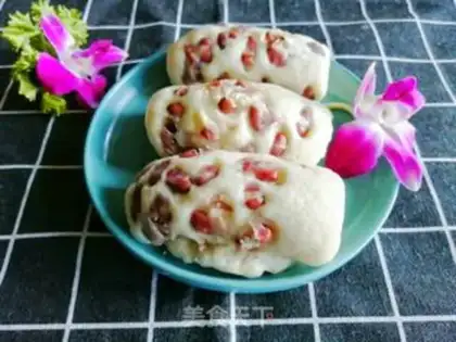 Make Red bean rolls step 8