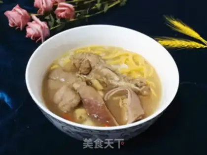 Make Pumpkin chicken and pumpkin noodles step 6
