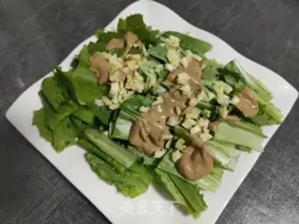 Make Garlic sesame gravy step 7