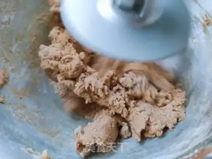 Make Christmas snowbread step 4